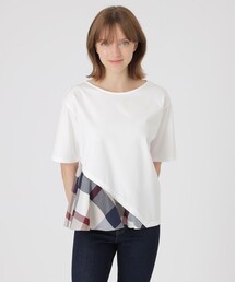 BLUE LABEL CRESTBRIDGE（ブルーレーベルクレストブリッジ）の「【一部店舗限定】アシンメトリーカットソー（Tシャツ/カットソー）」