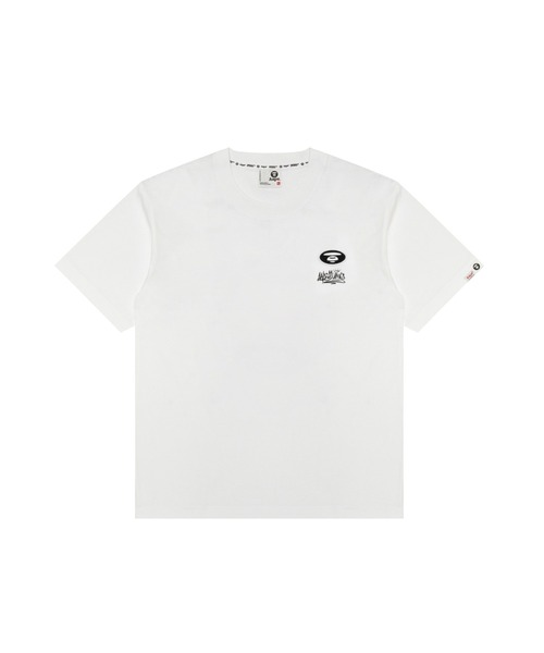 AAPE BY A BATHING APE(エーエイプバイアベイシングエイプ)の「AAPE MAIN TEE(Tシャツ/カットソー・メンズ・ホワイト/ブラック・SMALL/MEDIUM/LARGE/X-LARGE)」の2枚目の写真