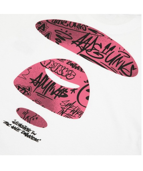 AAPE BY A BATHING APE(エーエイプバイアベイシングエイプ)の「AAPE MAIN TEE(Tシャツ/カットソー・メンズ・ホワイト/ブラック・SMALL/MEDIUM/LARGE/X-LARGE)」の5枚目の写真