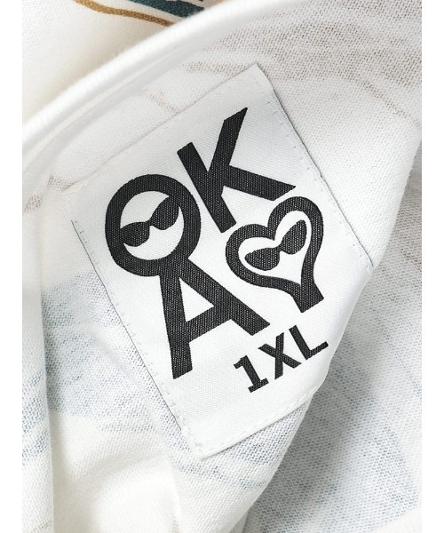 SAKAZEN(サカゼン)の「【WEB限定価格】Tシャツ 半袖 メンズ 大きいサイズ ペイント 総柄 プリント ロゴ刺繍 クルーネック トップスカジュアル 春 夏(Tシャツ/カットソー・メンズ・D/C/B/A・3XL/X(2L)/2XL)」の6枚目の写真