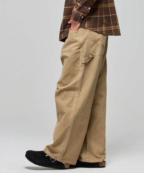 KRIFF MAYER(クリフメイヤー)の「イージーワイドペインターパンツ(その他パンツ・メンズ・ライトブルー/ベージュ/ストライプ/チャコール・LARGE/MEDIUM/SMALL/X-LARGE)」の3枚目の写真