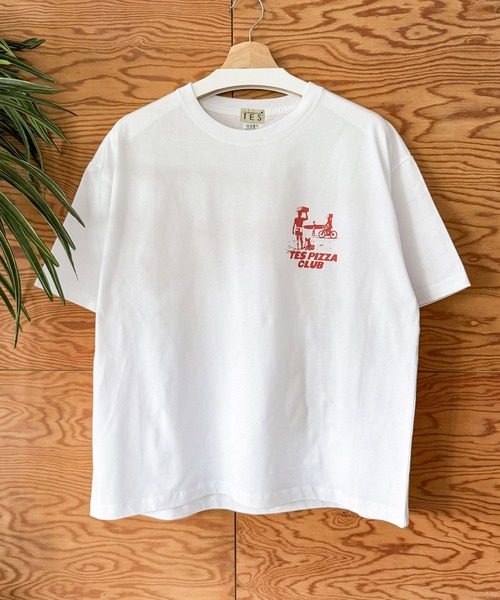 The Endless Summer(エンドレスサマー)の「WEB/FLAG LTD PIZZA CLUB TEE(Tシャツ/カットソー・メンズ・サンドベージュ/ホワイト・LARGE/MEDIUM/X-LARGE)」の3枚目の写真