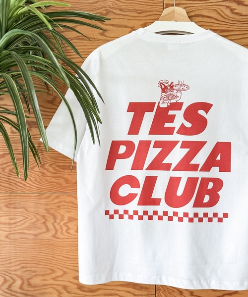 The Endless Summer(エンドレスサマー)の「WEB/FLAG LTD PIZZA CLUB TEE(Tシャツ/カットソー・メンズ・サンドベージュ/ホワイト・LARGE/MEDIUM/X-LARGE)」の6枚目の写真