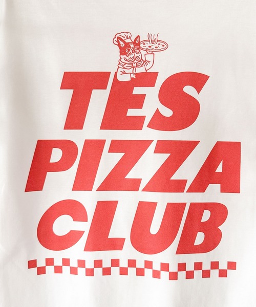 The Endless Summer(エンドレスサマー)の「WEB/FLAG LTD PIZZA CLUB TEE(Tシャツ/カットソー・メンズ・サンドベージュ/ホワイト・LARGE/MEDIUM/X-LARGE)」の7枚目の写真