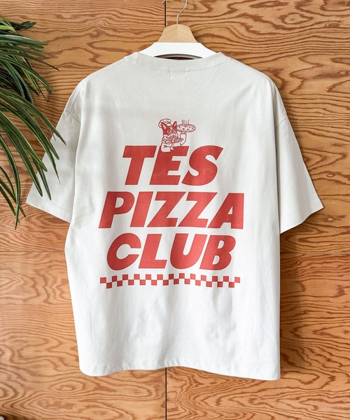 The Endless Summer(エンドレスサマー)の「WEB/FLAG LTD PIZZA CLUB TEE(Tシャツ/カットソー・メンズ・サンドベージュ/ホワイト・LARGE/MEDIUM/X-LARGE)」の9枚目の写真