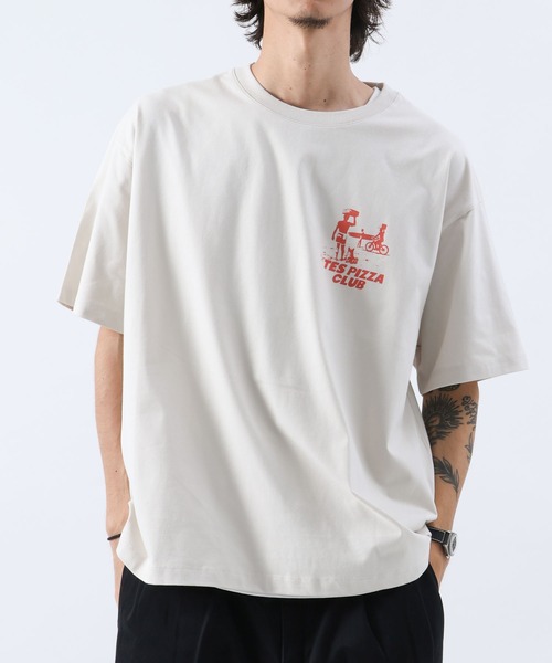 The Endless Summer(エンドレスサマー)の「WEB/FLAG LTD PIZZA CLUB TEE(Tシャツ/カットソー・メンズ・サンドベージュ/ホワイト・LARGE/MEDIUM/X-LARGE)」の16枚目の写真