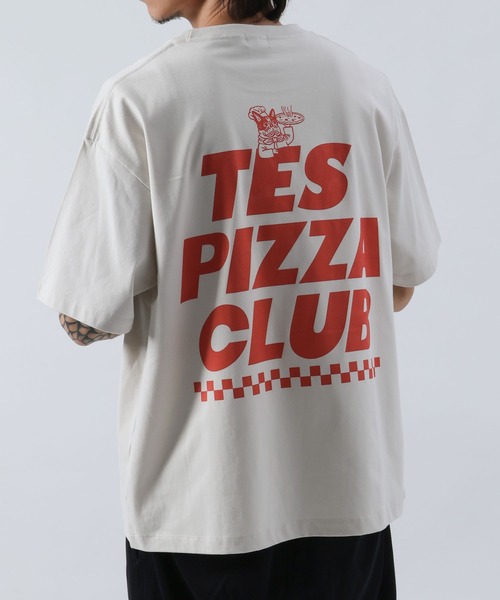 The Endless Summer(エンドレスサマー)の「WEB/FLAG LTD PIZZA CLUB TEE(Tシャツ/カットソー・メンズ・サンドベージュ/ホワイト・LARGE/MEDIUM/X-LARGE)」の17枚目の写真