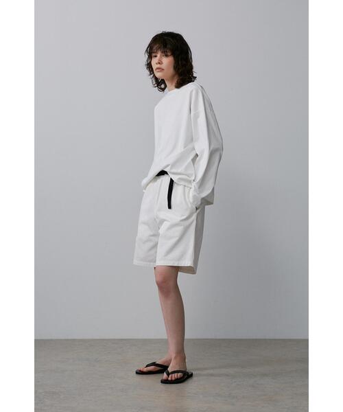 YLEVE(イレーヴ)の「Y / ORGANIC COTTON CHINO SHORTS(その他パンツ・メンズ・ネイビー/ホワイト・4/1)」の2枚目の写真