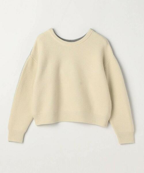feerique(フィーリック)の「MOGA ウールカシミヤバイカラープルオーバー(ニット/セーター・レディース・ホワイト系その他/ブルー系その他/パープル系その他・2)」の1枚目の写真