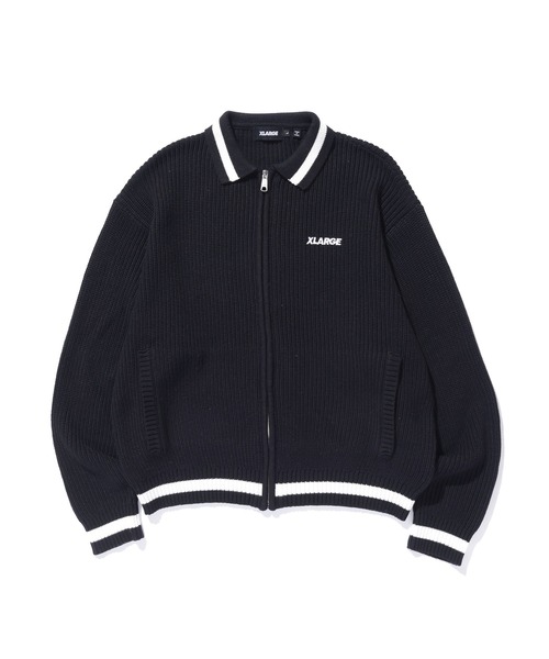 XLARGE（エクストララージ）の「LINE KNIT TOP（ニット/セーター・メンズ・ベージュ/ブラック・XL/L/M/S）」の2枚目の写真