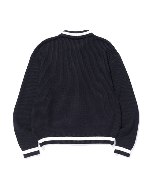 XLARGE（エクストララージ）の「LINE KNIT TOP（ニット/セーター・メンズ・ベージュ/ブラック・XL/L/M/S）」の6枚目の写真