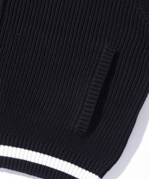 XLARGE（エクストララージ）の「LINE KNIT TOP（ニット/セーター・メンズ・ベージュ/ブラック・XL/L/M/S）」の9枚目の写真