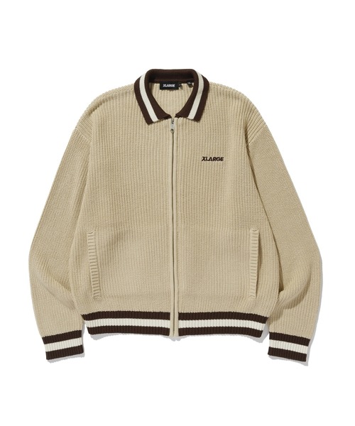 XLARGE（エクストララージ）の「LINE KNIT TOP（ニット/セーター・メンズ・ベージュ/ブラック・XL/L/M/S）」の10枚目の写真