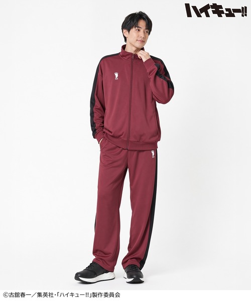 Honeys(ハニーズ)の「ハイキュー!! ジャージパンツ(スウェットパンツ・レディース・レッド系1/ワイン系1/ホワイト系1/ブラック系1・M/LL/L)」の9枚目の写真