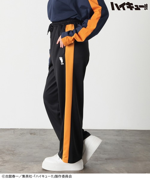 Honeys(ハニーズ)の「ハイキュー!! ジャージパンツ(スウェットパンツ・レディース・レッド系1/ワイン系1/ホワイト系1/ブラック系1・M/LL/L)」の16枚目の写真