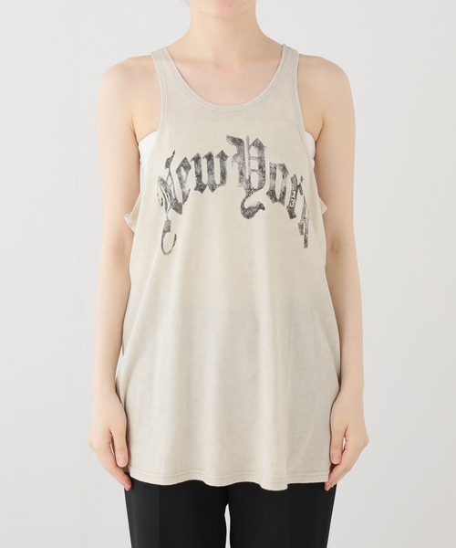 R13(アールサーティーン)の「*【R13/アールサーティーン】NEW YORK RELAXED TANK(Tシャツ/カットソー・レディース・ベージュ・FREE)」の8枚目の写真