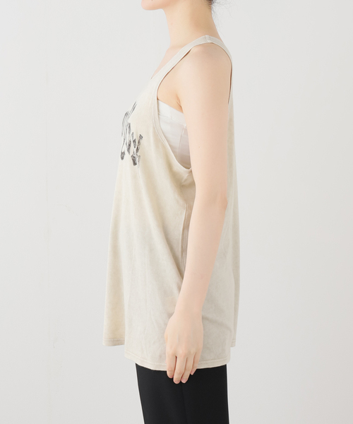 R13(アールサーティーン)の「*【R13/アールサーティーン】NEW YORK RELAXED TANK(Tシャツ/カットソー・レディース・ベージュ・FREE)」の9枚目の写真