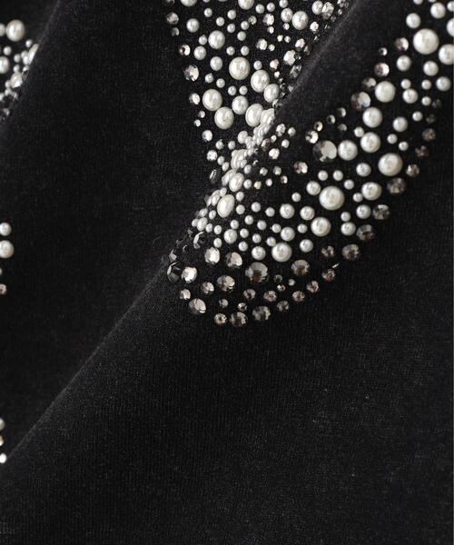 DANKE SCHON(ダンケシェーン)の「DankeSchon/ダンケシェーン/BRUST RHINESTONE BONE(Tシャツ/カットソー・メンズ・ブラック・L/M)」の8枚目の写真