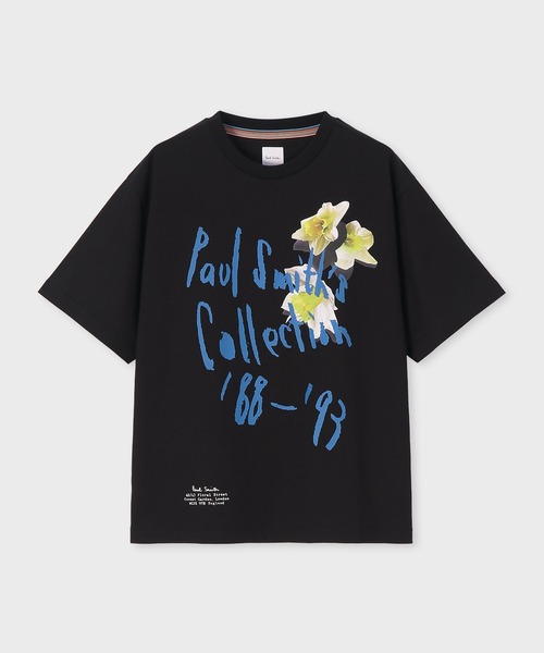 Paul Smith(ポールスミス)の「ウィメンズ "Collection 88-93" 半袖Tシャツ / 265124 J271(Tシャツ/カットソー・レディース・ホワイト/ブラック・MEDIUM)」の2枚目の写真