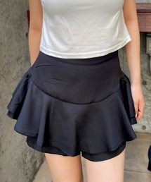 インパン付き フリルミニスカート