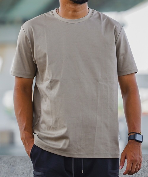 adamsJUGGLER（アダムスジャグラー）の「RTEGマーセライズドティー（Tシャツ/カットソー・メンズ・ホワイト/ブラック/ベージュ・M/L/XL）」の15枚目の写真
