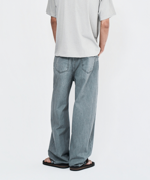 WAAR(ワール)の「M292 カチオンワイドパンツ_セージグレー(その他パンツ・メンズ・その他・SMALL/MEDIUM/LARGE)」の6枚目の写真
