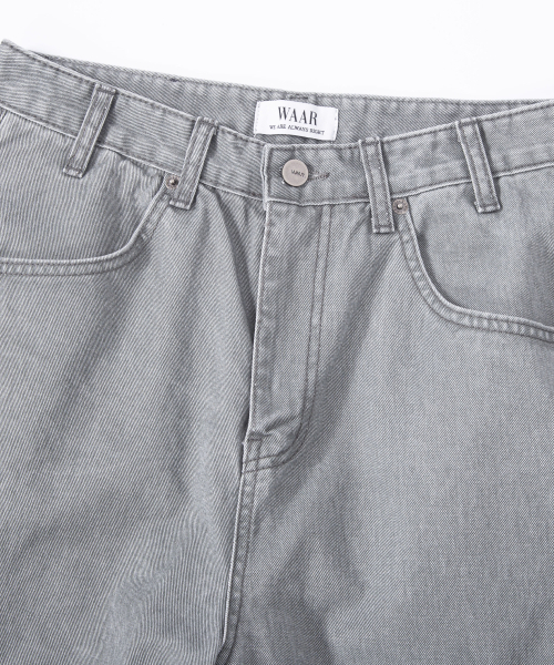 WAAR(ワール)の「M292 カチオンワイドパンツ_セージグレー(その他パンツ・メンズ・その他・SMALL/MEDIUM/LARGE)」の13枚目の写真