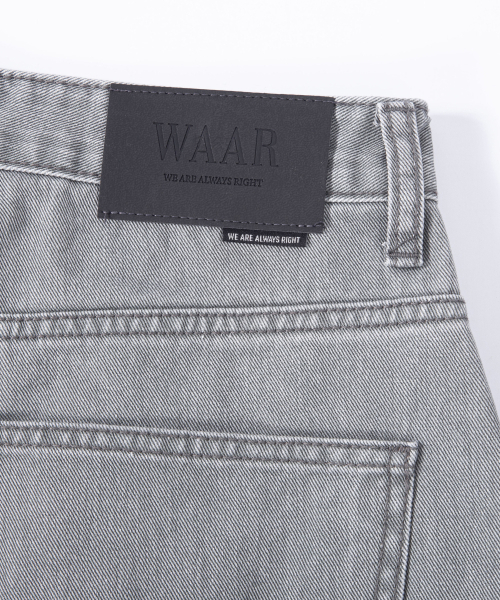 WAAR(ワール)の「M292 カチオンワイドパンツ_セージグレー(その他パンツ・メンズ・その他・SMALL/MEDIUM/LARGE)」の18枚目の写真