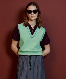 Polo Layered Knit/ポロレイヤードニット