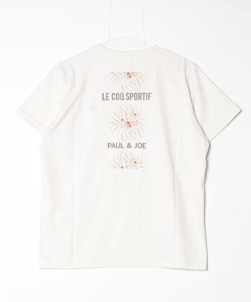 le coq sportif(ルコックスポルティフ)の「ルコックスポルティフ【PAUL&JOEコラボ】サンスクリーン半袖Tシャツ 花柄 レディース 吸汗速乾 ストレッチ UVCUT(Tシャツ/カットソー・レディース・ブルー/ホワイト系その他/ネイビー/ピンク・L/M/S/XL)」の6枚目の写真