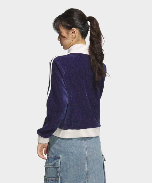 adidas(アディダス)の「カラー ジャケット / トラックジャケット / アディダスオリジナルス adidas Originals(ブルゾン・レディース・ブルー・XX-LARGE/3XL/LARGE/MEDIUM/SMALL/X-LARGE/X-SMALL)」の2枚目の写真