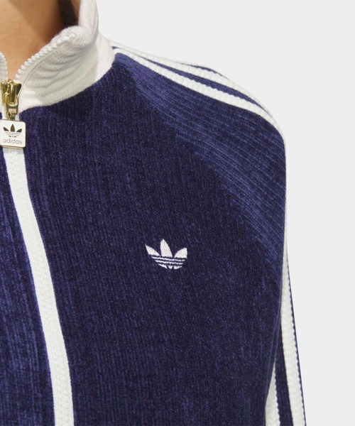 adidas(アディダス)の「カラー ジャケット / トラックジャケット / アディダスオリジナルス adidas Originals(ブルゾン・レディース・ブルー・XX-LARGE/3XL/LARGE/MEDIUM/SMALL/X-LARGE/X-SMALL)」の4枚目の写真