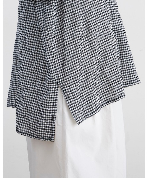 HEAVENLY(ヘブンリー)の「【 HEAVENLY / ヘブンリー 】 Check Shirring Frillneck Pullover / チェック シャーリング フリルネック プルオーバー 2637062 DLI(シャツ/ブラウス・レディース・その他1/オフホワイト・FREE)」の15枚目の写真