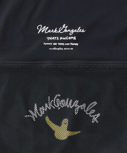 Mark Gonzales(マーク・ゴンザレス)の「MARK GONZALES ARTWORK COLLECTION/マークゴンザレス 別注 メッシュポケット ドローコード アソート ナップサック メンズ レディース(バックパック/リュック・メンズ・ブラック/ホワイト/ベージュ系その他/ブラック系その他/グリーン系その他・FREE)」の15枚目の写真