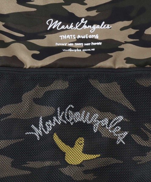 Mark Gonzales(マーク・ゴンザレス)の「MARK GONZALES ARTWORK COLLECTION/マークゴンザレス 別注 メッシュポケット ドローコード アソート ナップサック メンズ レディース(バックパック/リュック・メンズ・ブラック/ホワイト/ベージュ系その他/ブラック系その他/グリーン系その他・FREE)」の18枚目の写真