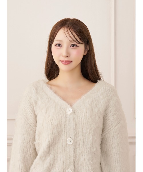 Darich（ダーリッチ）の「ヘアリーニット3ピースセット（セットアップ・レディース・サックスブルー/ピンク/アイボリー・FREE）」の11枚目の写真
