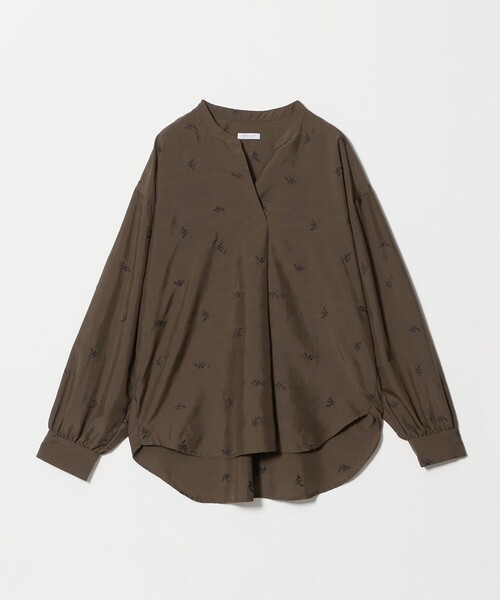 A DAY IN THE LIFE UNITED ARROWS(アデイインザライフユナイテッドアローズ)の「エンブロイダリースキッパーシャツ <A DAY IN THE LIFE>(シャツ/ブラウス・レディース・ダークブラウン/ブラック/ベージュ・FREE)」の22枚目の写真