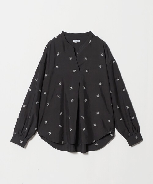A DAY IN THE LIFE UNITED ARROWS(アデイインザライフユナイテッドアローズ)の「エンブロイダリースキッパーシャツ <A DAY IN THE LIFE>(シャツ/ブラウス・レディース・ダークブラウン/ブラック/ベージュ・FREE)」の5枚目の写真