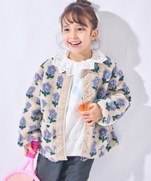 ever closet（エバークローゼット）の「軽くてあったか レトロフラワーボアジャケット（ブルゾン）」