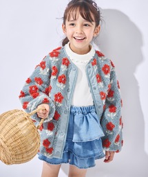 ever closet（エバークローゼット）の「軽くてあったか レトロフラワーボアジャケット（ブルゾン）」
