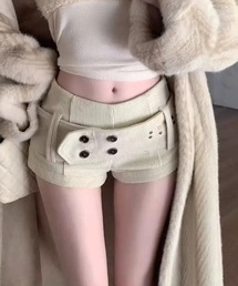 コーデュロイショートパンツ
