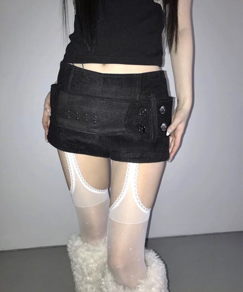 LAMPOON(ランプーン)の「コーデュロイショートパンツ(その他パンツ・レディース・ブラック/ベージュ/ブラウン・SMALL/MEDIUM/LARGE)」の15枚目の写真