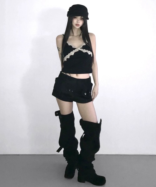LAMPOON(ランプーン)の「コーデュロイショートパンツ(その他パンツ・レディース・ブラック/ベージュ/ブラウン・SMALL/MEDIUM/LARGE)」の17枚目の写真
