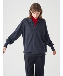 JOHN SMEDLEY（ジョンスメドレー）の「クラシック長袖ニットポロシャツ（ニット/セーター）」