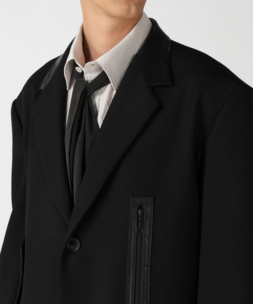 Yohji Yamamoto(ヨウジヤマモト)の「【Yohji Yamamoto】HW-J11-834 JACKET(その他アウター・メンズ・ブラック・3)」の2枚目の写真