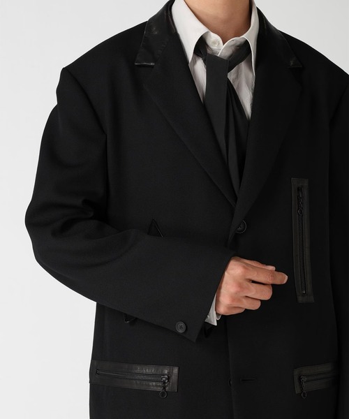 Yohji Yamamoto(ヨウジヤマモト)の「【Yohji Yamamoto】HW-J11-834 JACKET(その他アウター・メンズ・ブラック・3)」の3枚目の写真