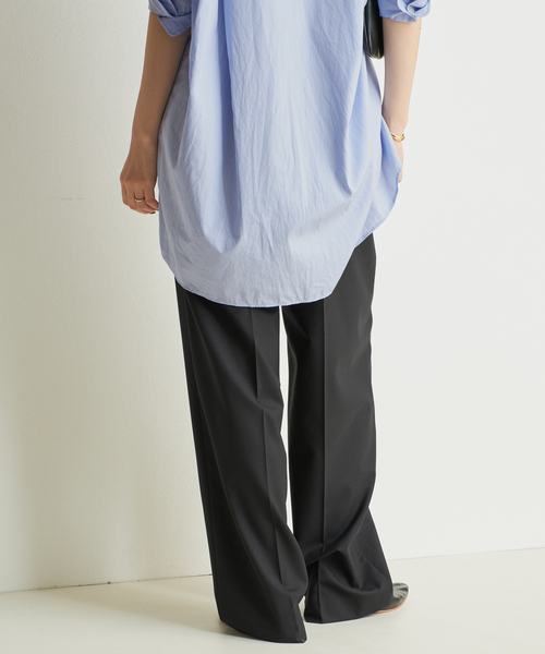plage（プラージュ）の「R’IAM WOOSTED BASIC パンツ（スラックス・レディース・ブラック/チャコールグレー・38/36/34）」の18枚目の写真