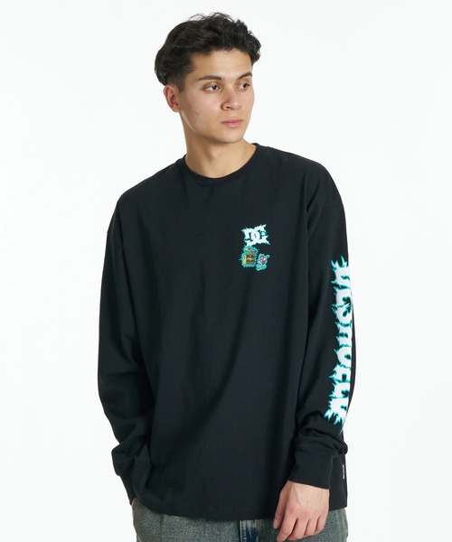 DC SHOES(ディーシーシューズ)の「DC SHOES メンズ 26 ELECTRIC LS ロンT 【2026年秋冬モデル】/バック袖プリント長袖ロンT(Tシャツ/カットソー・メンズ・ホワイト/ブラック/ホワイト系その他・MEDIUM/LARGE/X-LARGE)」の12枚目の写真