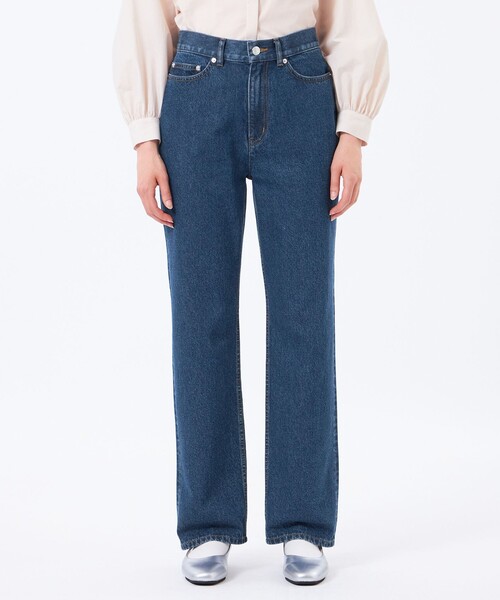 MACKINTOSH PHILOSOPHY（ﾏｯｷﾝﾄｯｼｭ ﾌｨﾛｿﾌｨｰ）の「ストレートデニムパンツ（デニムパンツ・レディース・ブルー・36）」の10枚目の写真