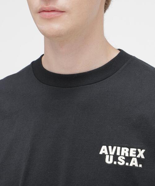 AVIREX（アヴィレックス）の「L/S T-SHIRT "PRIME BEEF" / 長袖Tシャツ ”プライムビーフ” / AVIREX / アヴィレックス（Tシャツ/カットソー・メンズ・レッド/ブラック/ホワイト・M/L/XL/2XL）」の9枚目の写真